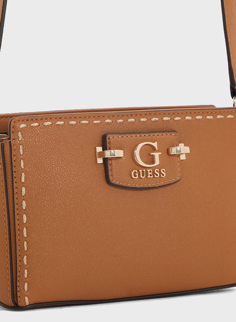 جس Nastra Mini Crossbody Top Zip