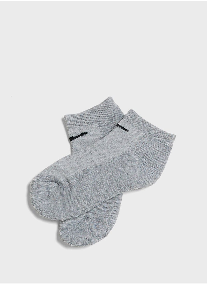 Nike - Kids 6 Pack No Show Mesh Cushioned Socks - Image 1