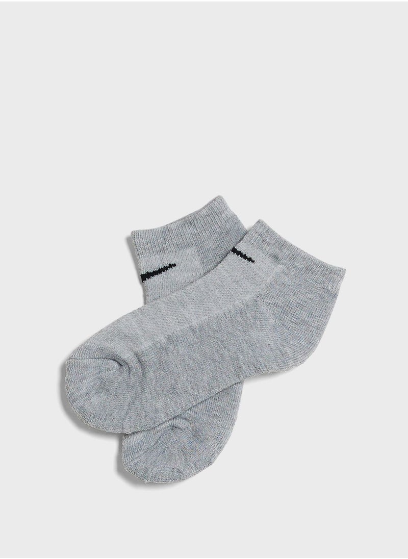 Nike - Kids 6 Pack No Show Mesh Cushioned Socks - Image 1