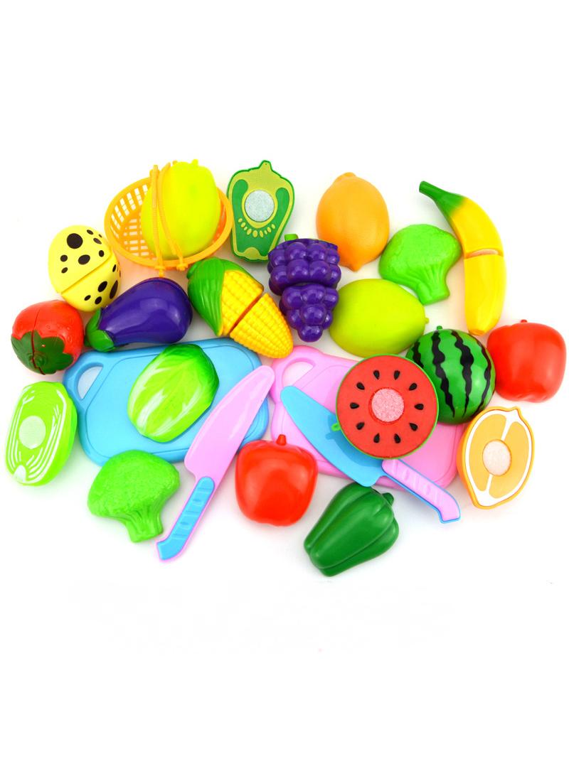general 18 Pcs Creative Kitchen Pretend Play Toy Set With Non-toxic Material for Kids