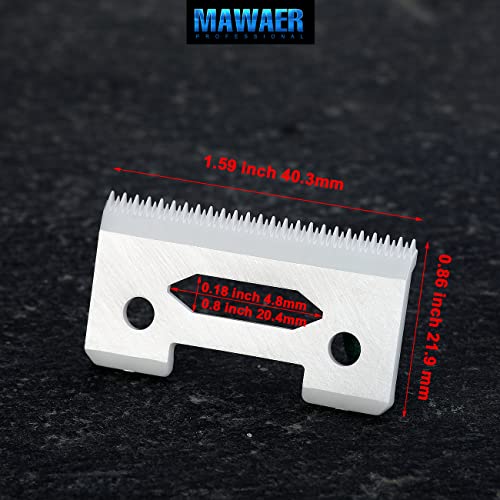 MAWAER Upgraded Universally Ceramic Stagger Tooth Blade for WAHL Hair Clipper Ceramic Movable Blade for WAHL Hair Clipper - Image 2