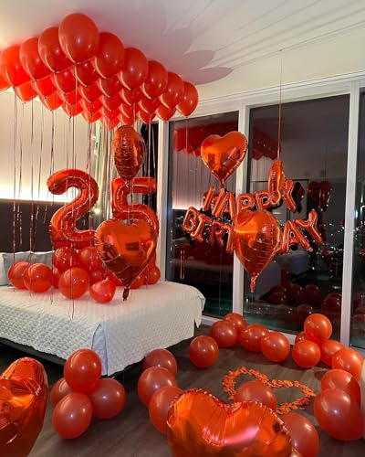 IWERP Red 5 Balloon Number Balloon 40 Inch for Red Party Supplies 5th Birthday Balloon Decorations 5 Number Balloons Number 5 Balloon - Image 5