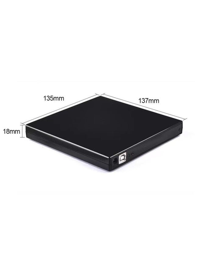 Generic Notebook Optical Drive SATA/IDE To USB2.0 External Optical Drive Box 12.7mm Optical Drive Universal Supply-Color:Black 9.5mm Optical Drive Kit  - Image 4