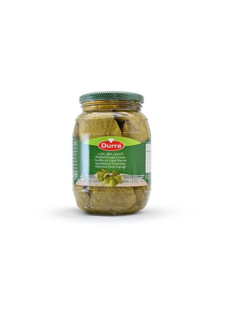 Durra Pickled grape leaves 850 GM - Image 1