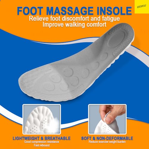 Karomouj KMA478 Height Increase Insoles for Men | Full-Length Insole Height Increase Shoes for Men & Women | Washable Memory Foam Slip Free Cushions | Multicolor | Pack of 1 - Image 4