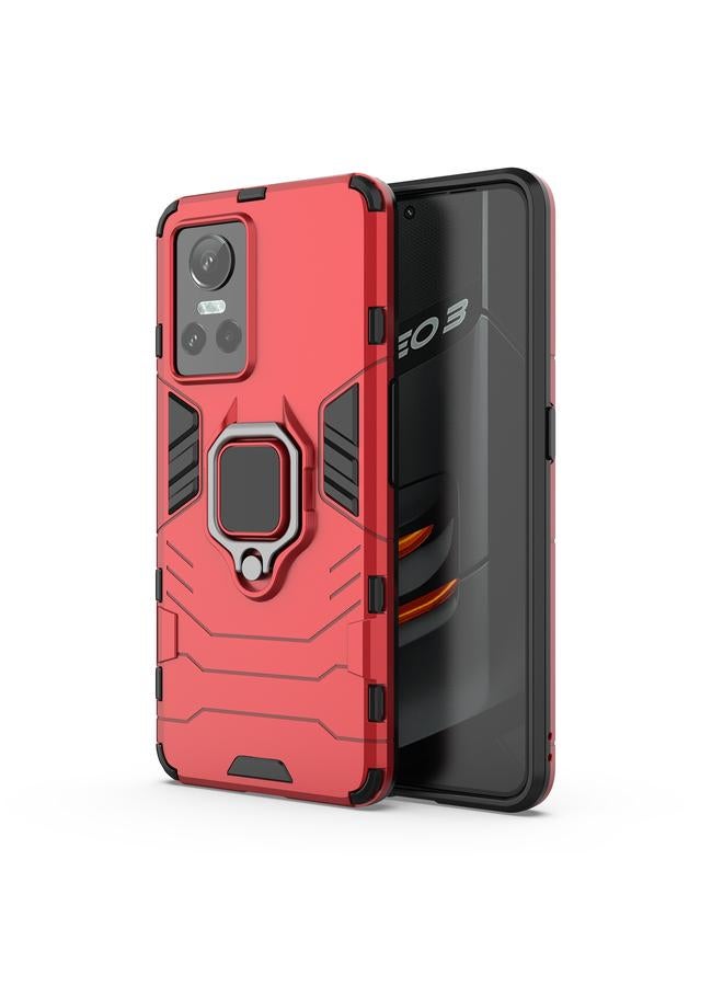 اس-توب جراب هاتف Realme GT Neo3 مقاوم للصدمات من البولي كربونات + جراب هاتف مزود بحامل من مادة TPU - Image 1