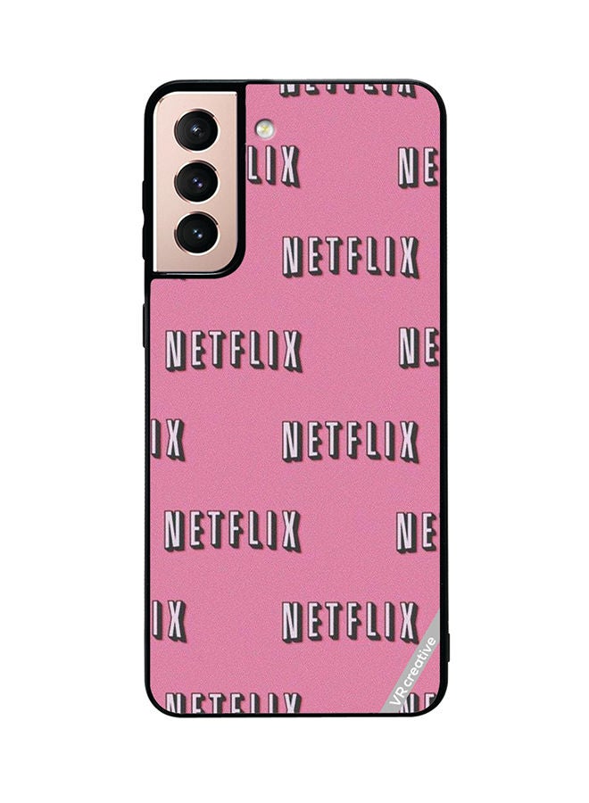 VR CREATIVE Protective Case Cover For Samsung Galaxy S21 5G Netflix Design Multicolour - Image 1