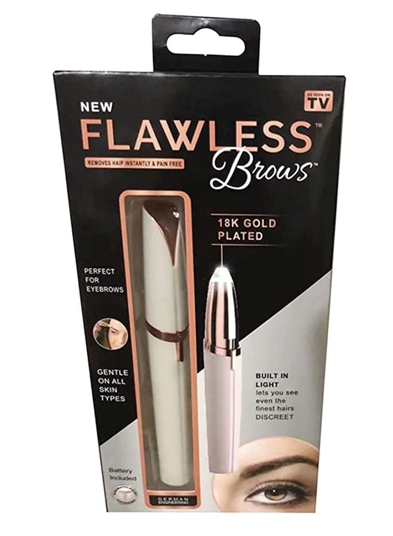 Flawless Eyebrows Electric Hair Remover Shaver - Image 1