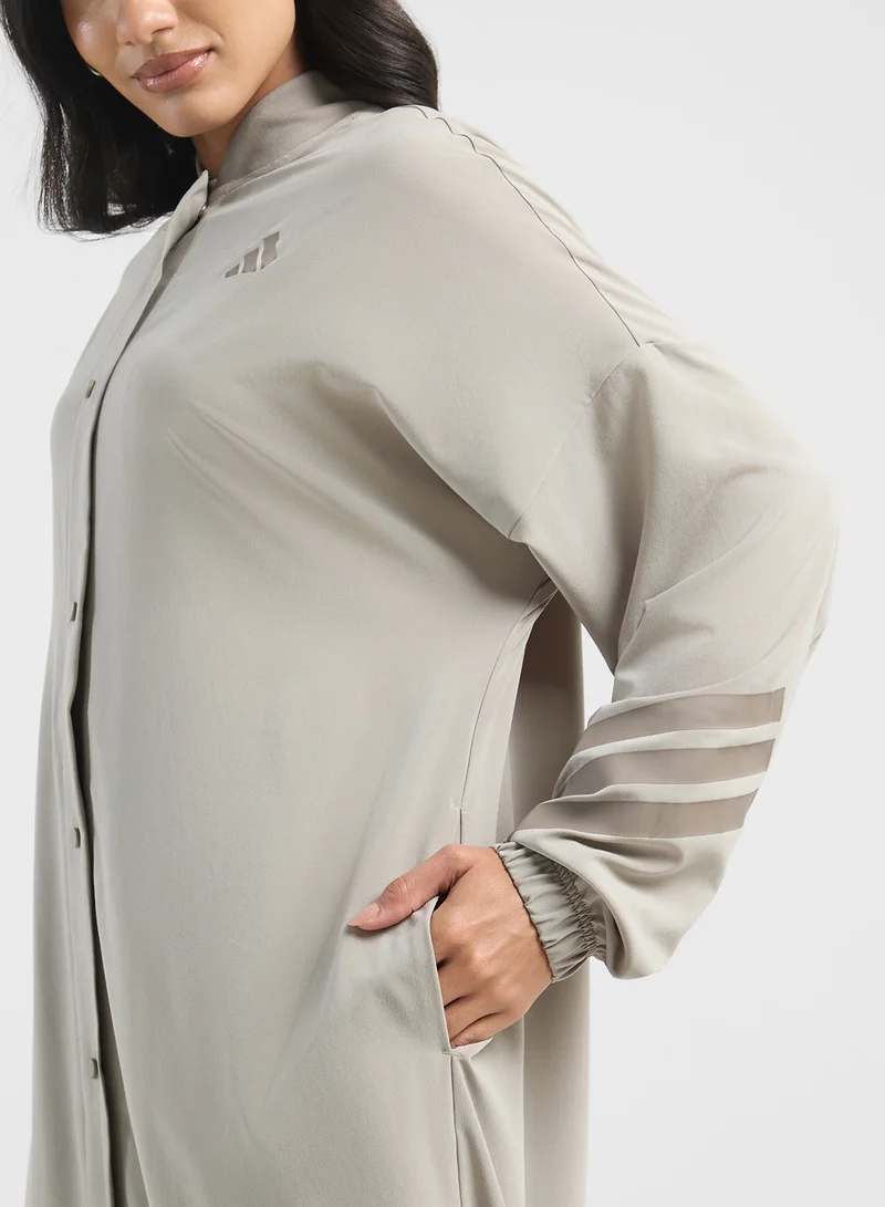 Adidas Future Icons Three Stripe Extra Long Cover Up