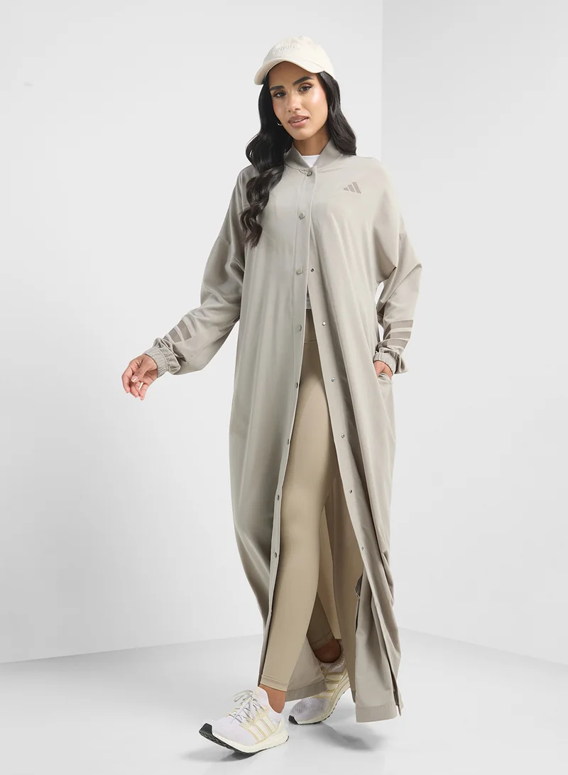Adidas Future Icons Three Stripe Extra Long Cover Up