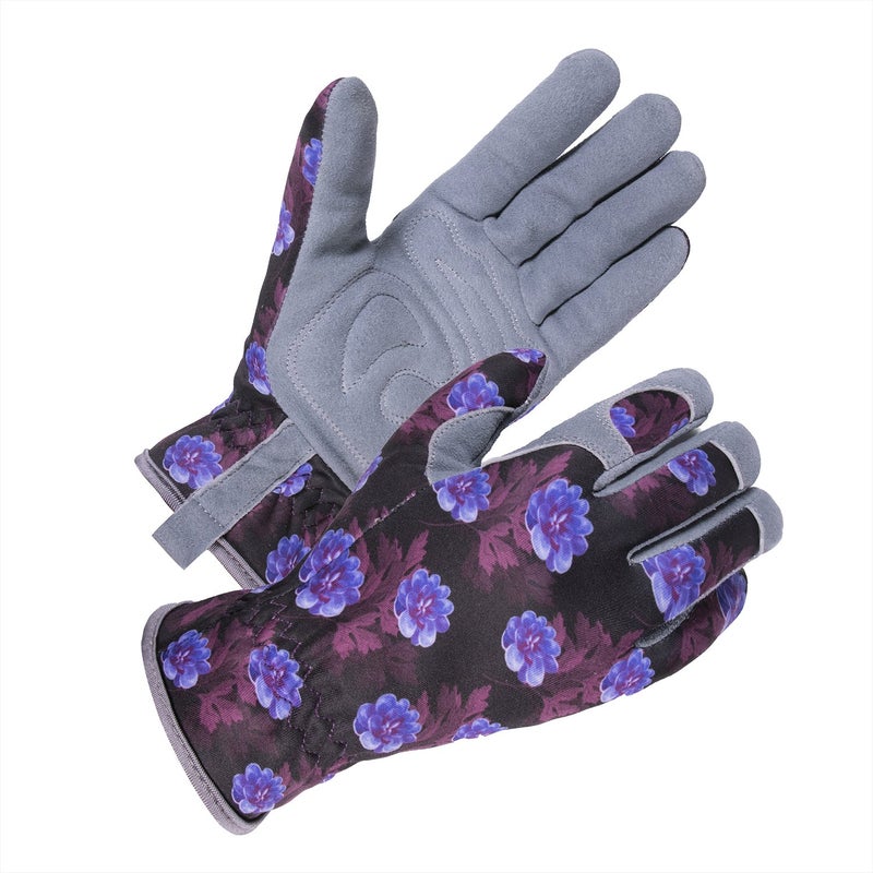 SKYDEER Premium Genuine Deerskin Suede Womens Gardening Gloves UltraSoft Padded Comfort Fit for Work SD6613M - Image 2