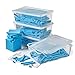 hand2mind Blue Plastic Base Ten Blocks Complete Set Place Value Blocks Counting Cubes for Kids Math Base Ten Blocks Classroom Set Math Blocks Kindergarten Base 10 Math Manipulatives Set of 644 - Image 3