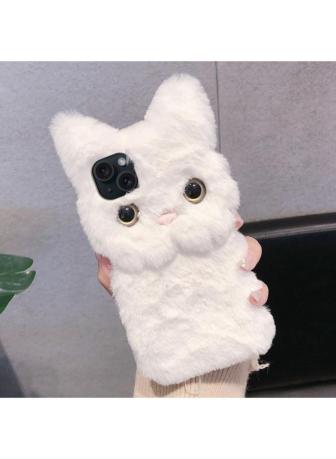 Zaboon Case For iPhone 13 mini 3D Cute Cat Plush Full Coverage Phone Case - Image 1