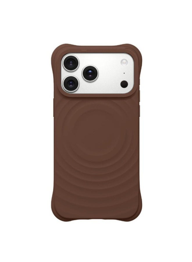 Suitable For Iphone 17 Pro Max Case, Apple 17 New Wave Liquid Silicone Magnetic Anti-fall Protective Cover