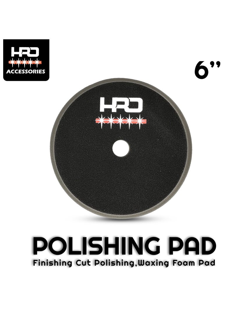 Generic HRD Finishing Waxing Polishing Pad Soft Cut 6" Light Cut Polishing Foam Pad  - Image 1