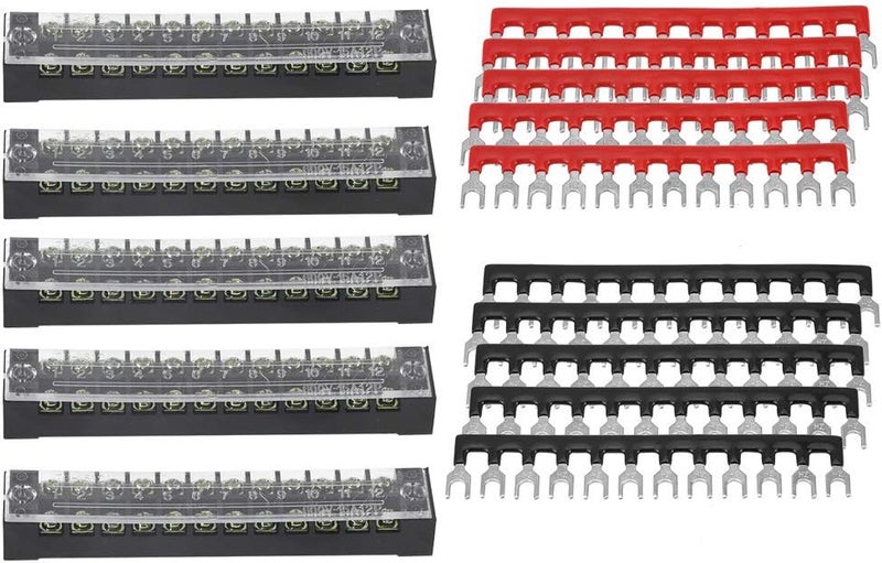 All temp range compatible build aqxreight 5pcs Dual Row 12 Positions 600V 15A Screw Terminal Block Pre Insulated Terminal Barrier Strip for Wires Connecting of Home Electronic Circuitsappliances Machines Low wear optimized design Ready goods scheduled ship Water rust proof Rack sorted local inventory Modern warehouse management Intercity storage hub General standard crafted Land transit & shipment compatible Spec compliant trusted quality Balanced structure Quick available purchase options Experience optimized build All storage space compatible Multi item matching Elegant practical multi-option build Global versatile design Leakproof sealed Dispersed regional warehouses Custom sizing alternatives Space saving design picks Easy lifting build Air & land transit compatible Economical upgraded quality Labor saving optimized design - Image 1