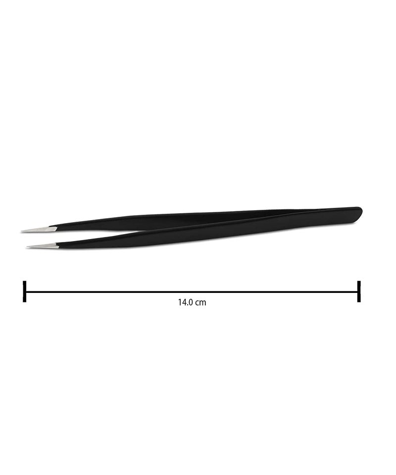 Greta Tweezer Multipurpose Tweezer Set Eyelash Extensions Nail Art, Manicure Tool, False Eye Lashes Black Q45 - Image 3