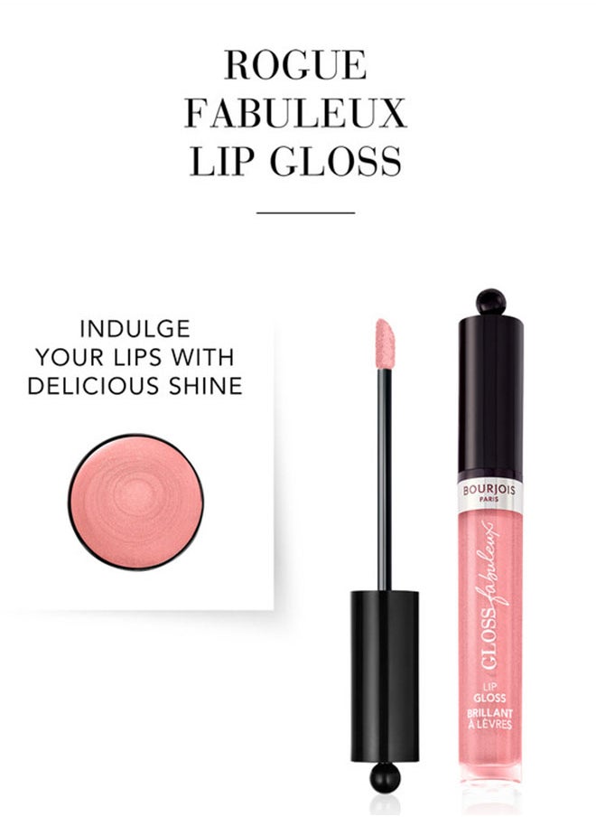 BOURJOIS PARIS - غلوس فابوليوس لامع الشفاه - 11 - باليرينا المتألقة، 3.5 مل - Image 1