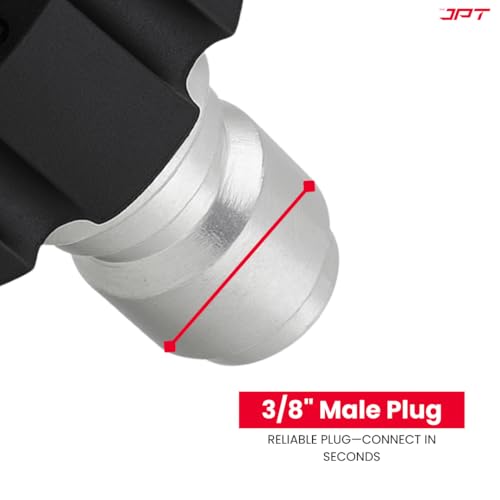 JPT Pressure Washer Adapter Set Quick Connect Kit, M22 15mm, (for Outlet Hose Quick Connect) - Image 4