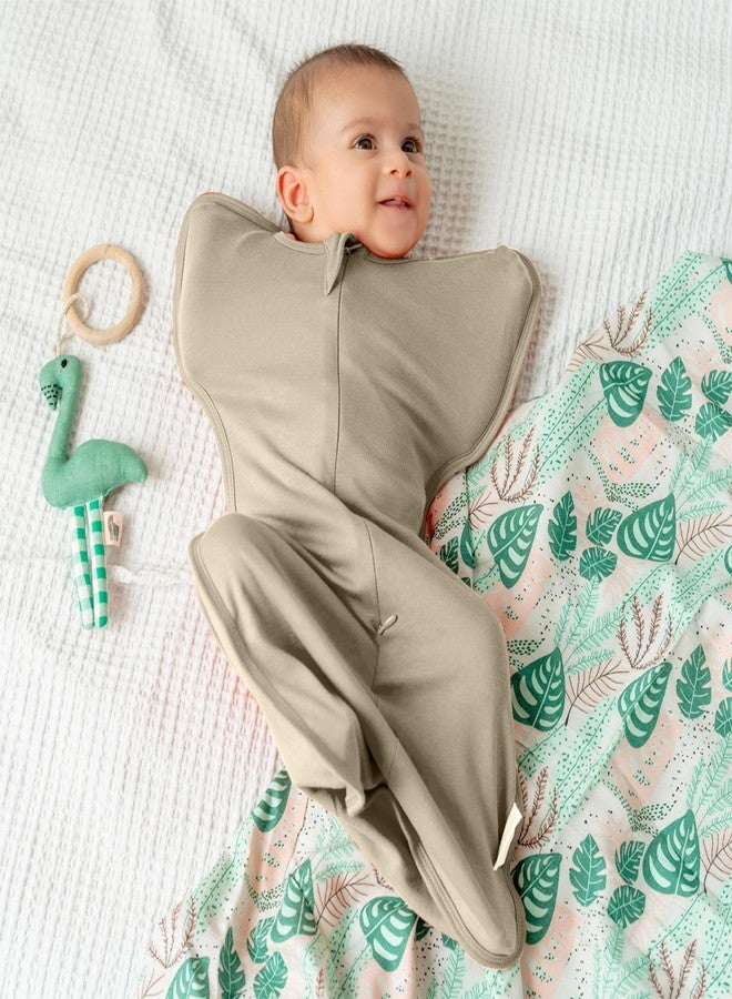 Cocoon Care Knitted Bamboo Cotton Arms Up Swaddle Sleeping Pod for Baby | Swaddle Pod for New Born Baby | 1-3 Months - Image 3