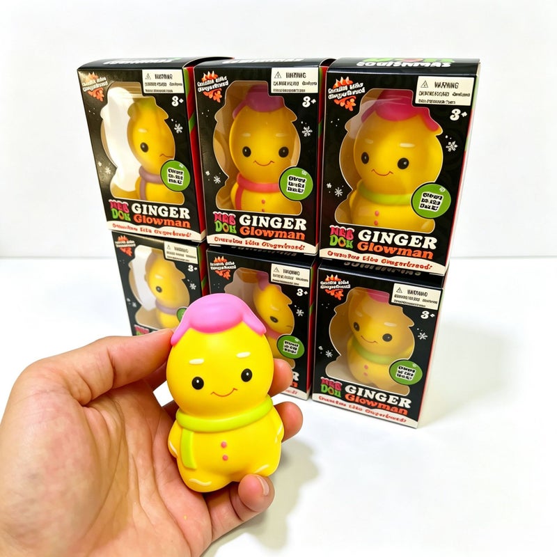 Christmas Gingerbread Man Squishy Toy PU Material Slow Rebound Stress Relief Toy - Image 4