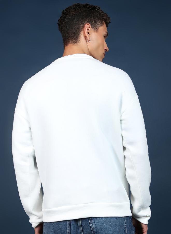 HIGHLANDER Front Graphic Print Relaxed Fit Sweatshirt - Image 3