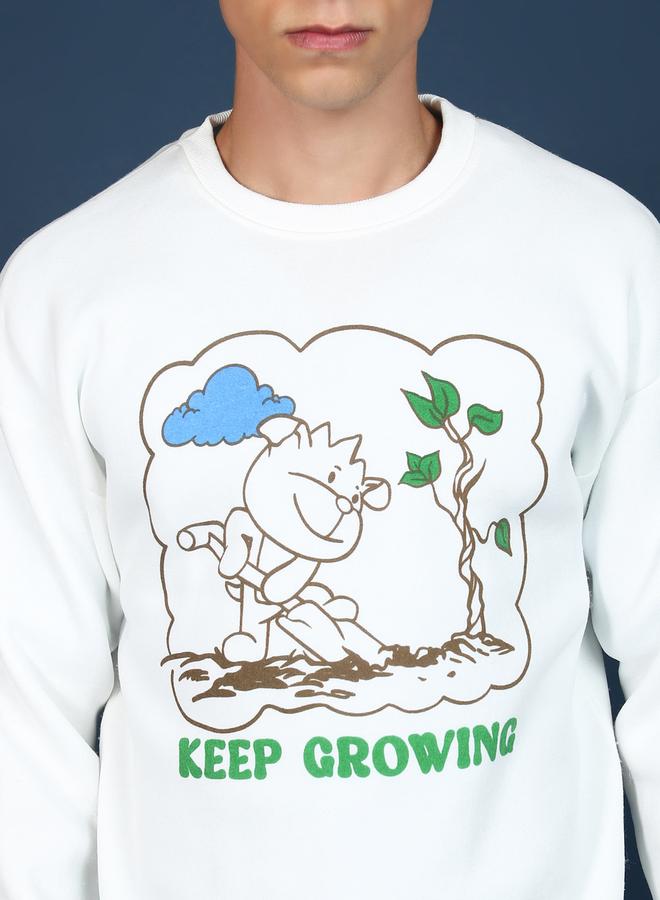 HIGHLANDER Front Graphic Print Relaxed Fit Sweatshirt - Image 2