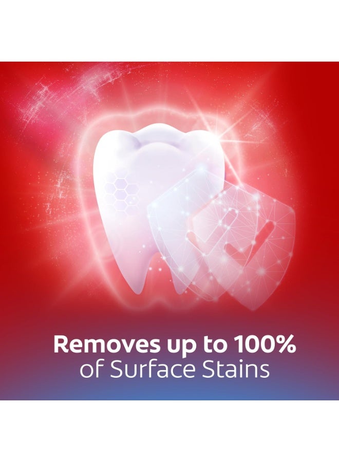 كولجيت معجون أسنان كولجيت أوبتيك وايت سباركلينج وايت، 75 مل، أسنان أكثر بياضًا في أسبوع واحد، بنكهة النعناع الفوارة - Image 4