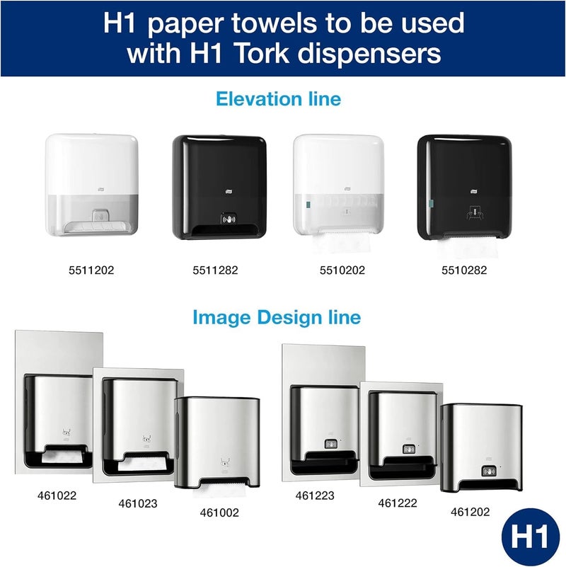 Tork Tork Matic Paper Hand Towel Roll White H1 Universal 100 Recycled Fiber 6 Rolls x 700 ft 290089  - Image 3