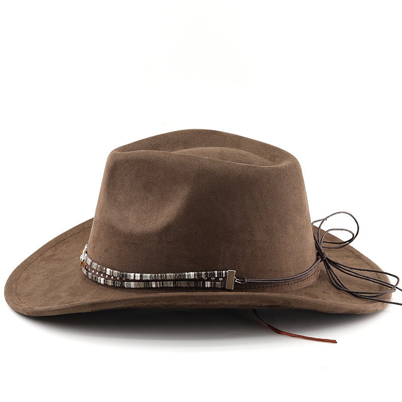 Fedora Hat Unisex British Stripe Four-Season Hat - Image 3