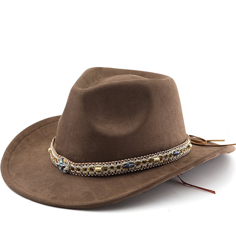 Fedora Hat Unisex British Stripe Four-Season Hat - Image 4