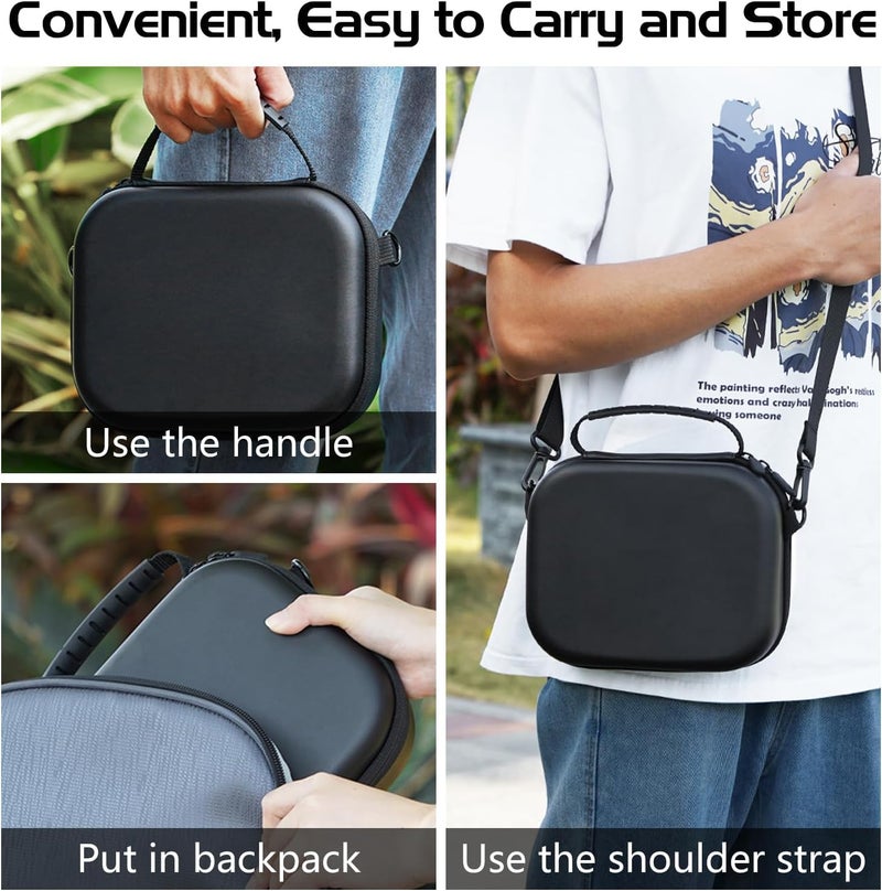 Careflection Carrying Case for DJI Osmo Pocket 3, Portable PU Storage Protective Bag Travel Box for DJI Osmo Pocket 3 Creator Combo Accessories - Image 5