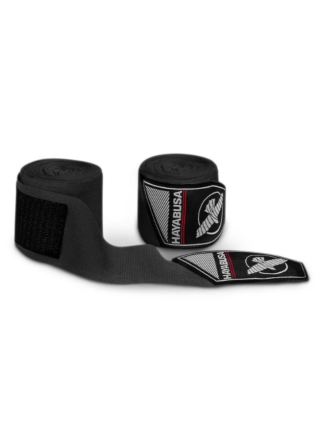 HAYABUSA PERFECT STRETCH YOUTH HAND WRAPS BLACK 3M - Image 3