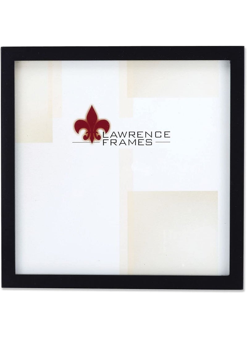 Lawrence Frames Lawrence Frames 755588 Black Wood Picture Frame  8 by 8-Inch  Black 