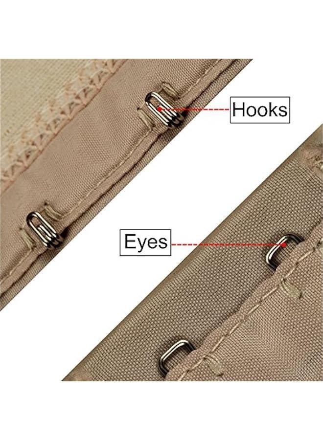 Generic 50 Set Sewing Hooks and Eyes Closure for Bra and Clothing, 3 Sizes (Silver and Black) - Image 5