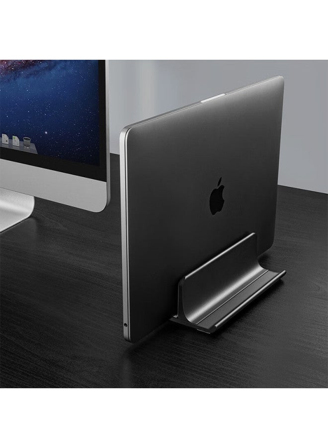 Deer Is Luwei Adjustable Width Laptop Storage Stand Base Computer Stand Organizer Notebook Cooling Rack Universal Holder Single Open Slot Stand - Black Sz2053-jd - Image 2