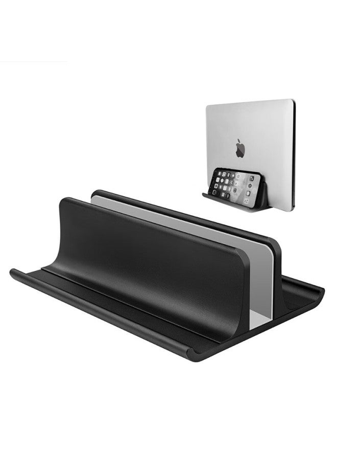 Deer Is Luwei Adjustable Width Laptop Storage Stand Base Computer Stand Organizer Notebook Cooling Rack Universal Holder Single Open Slot Stand - Black Sz2053-jd - Image 3