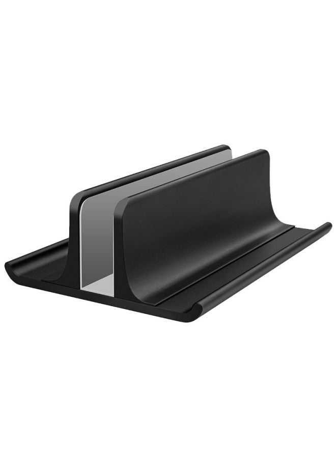 Deer Is Luwei Adjustable Width Laptop Storage Stand Base Computer Stand Organizer Notebook Cooling Rack Universal Holder Single Open Slot Stand - Black Sz2053-jd - Image 4