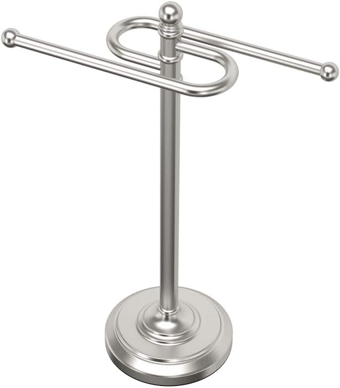 gatco Gatco 1547 Counter Top S Style Towel Holder Satin Nickel - Image 1