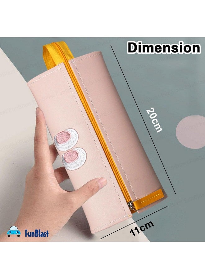 FunBlast Pencil Pouch for Girls - Cute Pouch for Girls, Multipurpose Zipper Pouch, Kawaii Pencil Case, Cute Pouches for Girls, Aesthetic Pouch for Girls, Return Gift for Kids (Pink) - Image 3