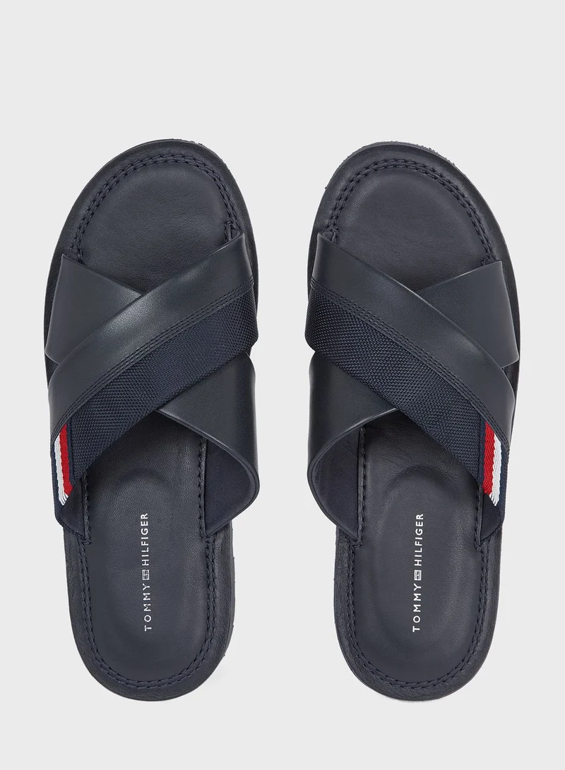 TOMMY HILFIGER Cross Strap Sandals