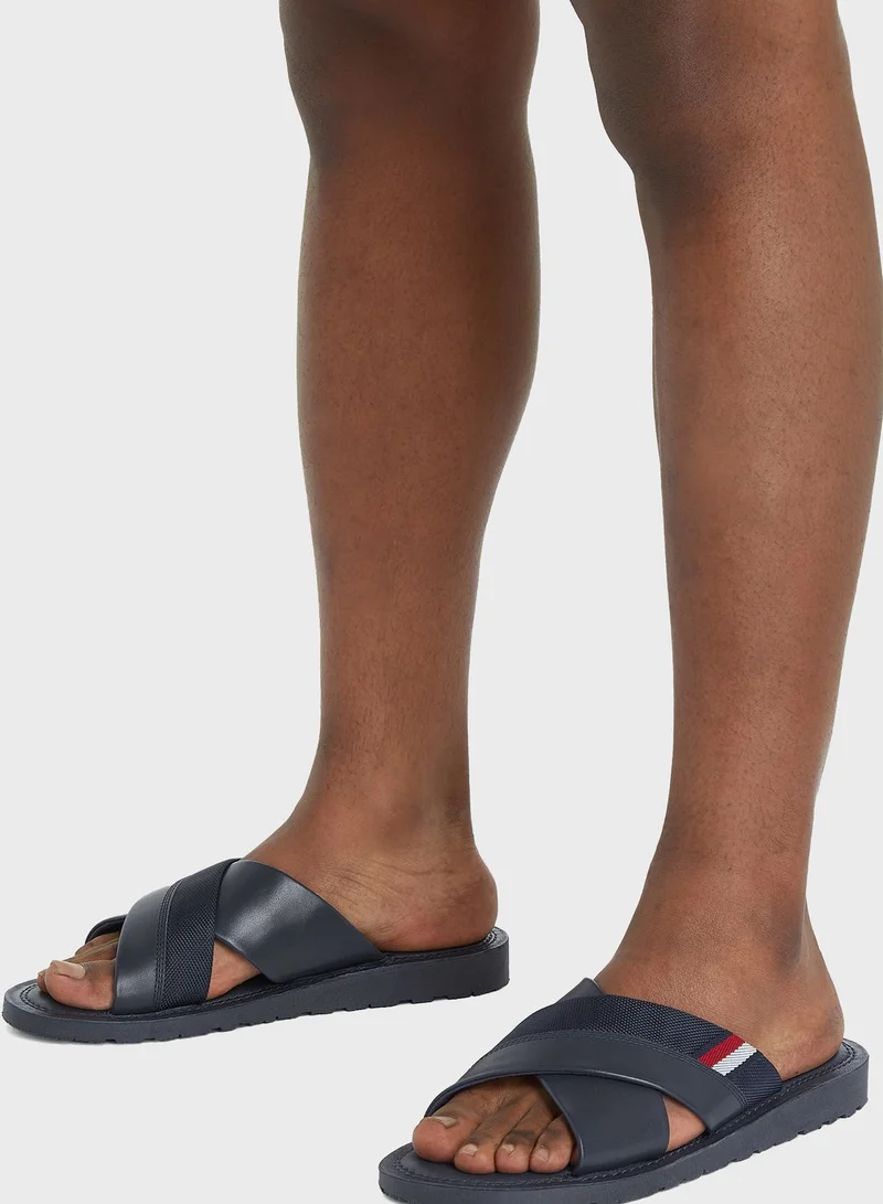TOMMY HILFIGER Cross Strap Sandals