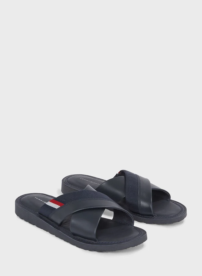 TOMMY HILFIGER Cross Strap Sandals