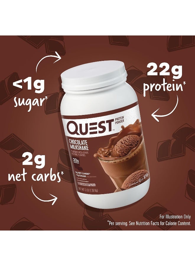 Quest Nutrition Chocolate Milkshake Protein Powder - Image 2
