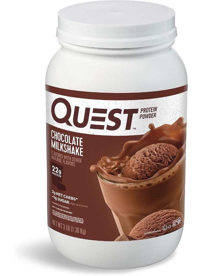 Quest Nutrition Chocolate Milkshake Protein Powder - Image 1