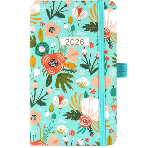 Coboll 2026 Pocket Planner/Calendar - Weekly & Monthly Planner 2026, JAN 2026 - DEC 2026, 6.3" x 3.8", with Pen Holder, Inner Pocket - Image 1
