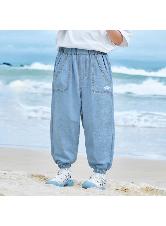 Bumblebee Boys' Mosquito-repellent Pants - 2025 Summer New Collection, Cool & Breathable Comfortable Casual Long Pants For Big Kids & Youth - Image 2
