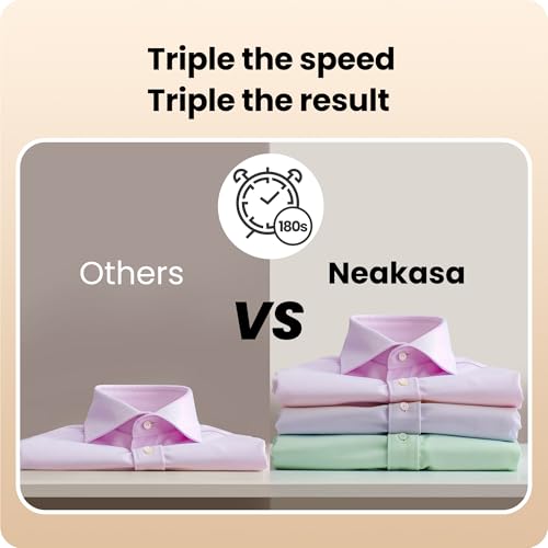 Neakasa Magic 1 Vacuum Steamer, Handheld Travel Garment Steamer for Clothes, 2300Pa Suction for Fabric Grip, Featuring Exclusive AirIron Technology (for 110-120V Use) - Image 4