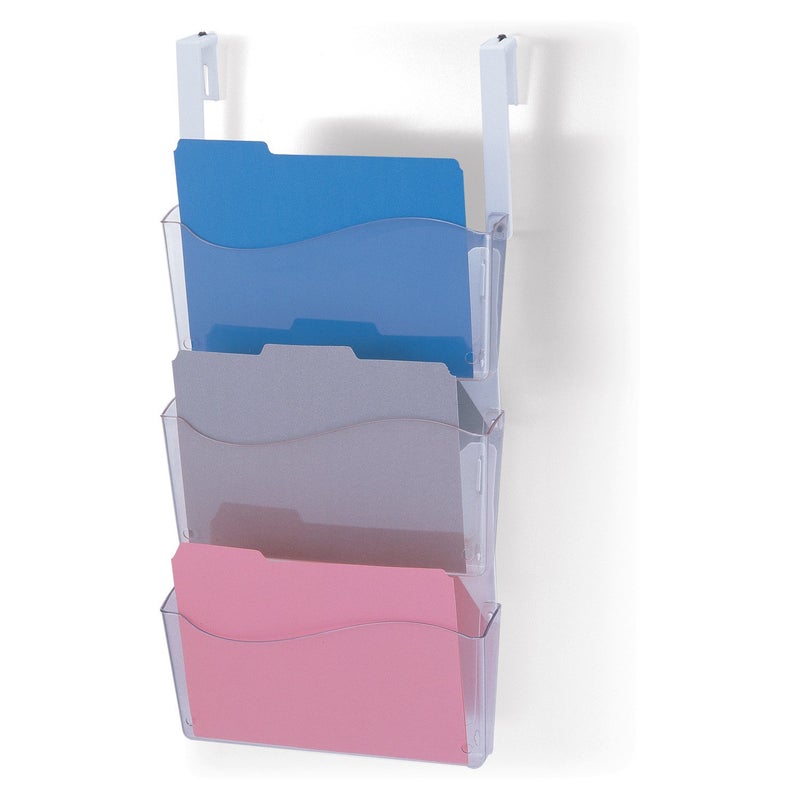 Officemate Unbreakable Wall Files Letter Size Set of 3 Clear 21614