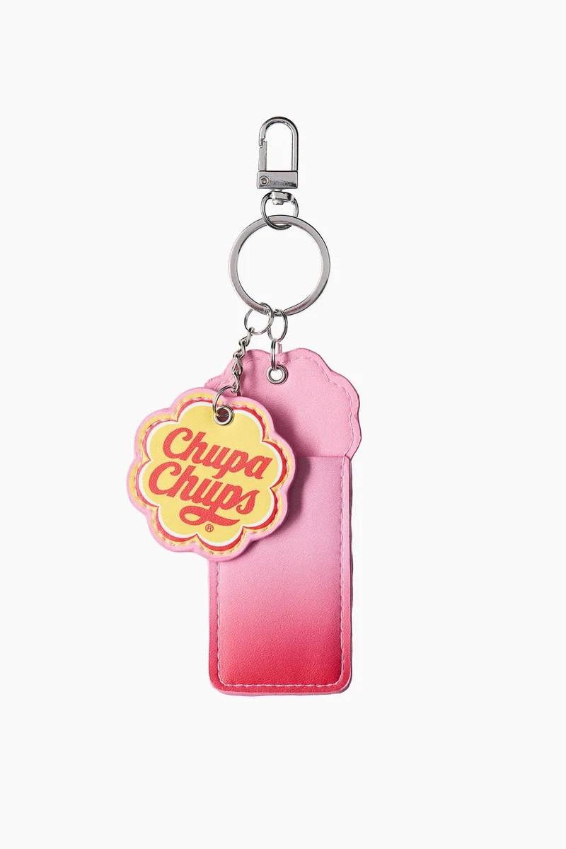 Lip gloss holder key ring